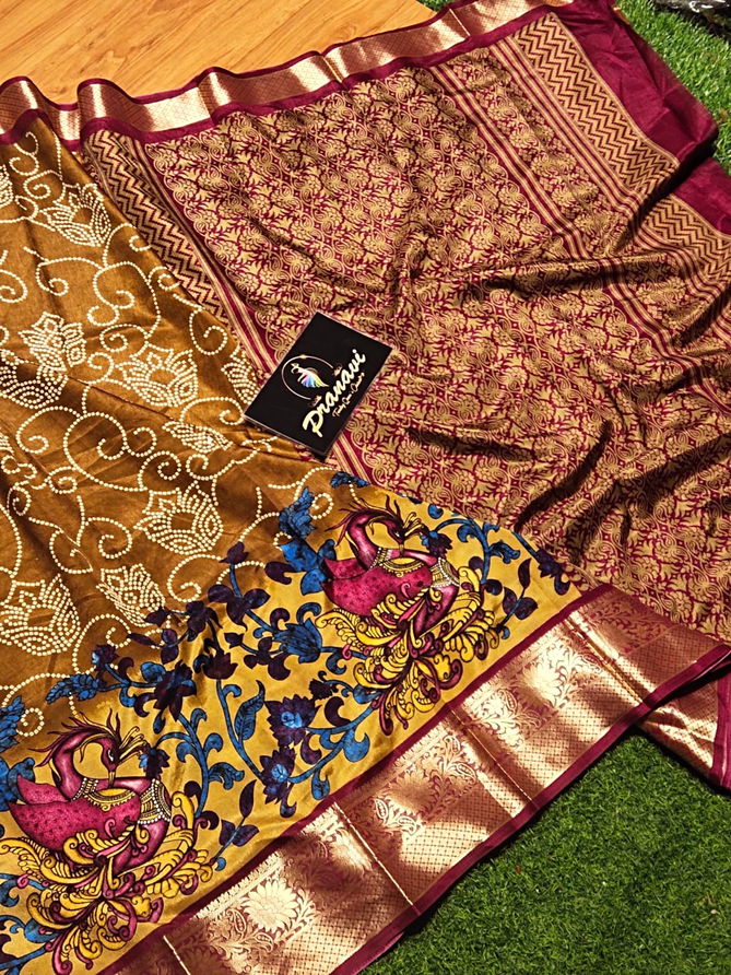 Wow Super Dola Silk Digital Printed Non Catalog Sarees